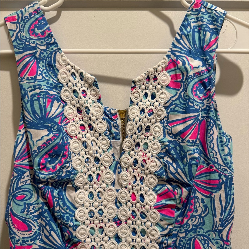 Lilly Pulitzer Blue and Pink Dress